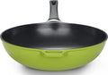 Green Earth Wok by Ozeri, Ceramic Non-Stick (PTFE and PFOA Free) - FREE SHIPPING