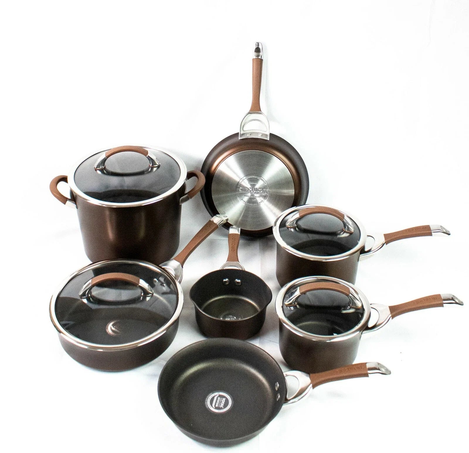 Circulon Symmetry Hard-Anodized Nonstick 11-Piece Cookware Set